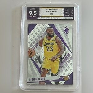 LeBron James 2023-24 Panini Phoenix #211 CSG 9.5 Gem Mint Lakers